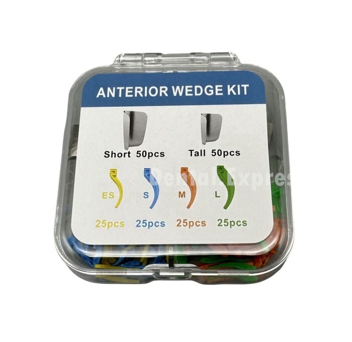 200Pcs/box Dental Anterior Matrix System Wedge Matrix Bands Interdental Wedges