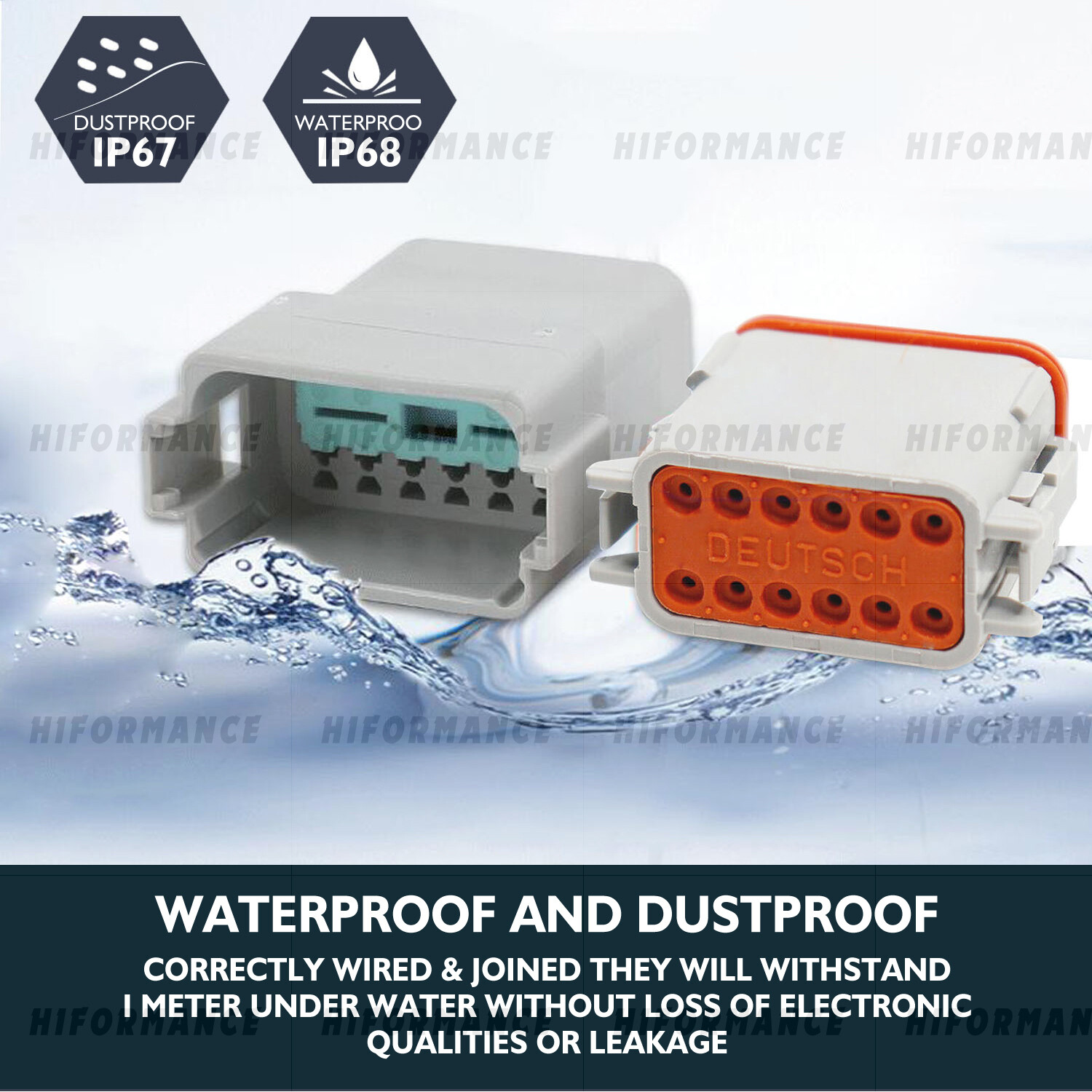 NEW 1750PCS Deutsch DT Connector Plug Kit With Deutsch Crimp Tool Auto Marine