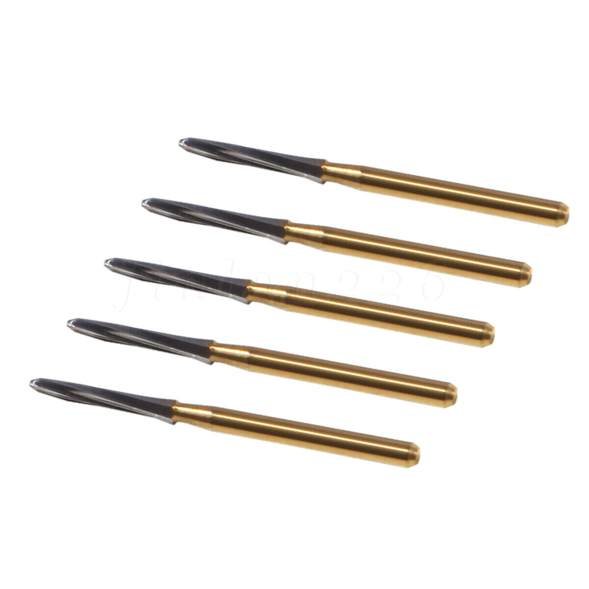 Dental Tungsten Steel Carbide Crown Metal Cutting Burs For High Speed 21/25/28mm