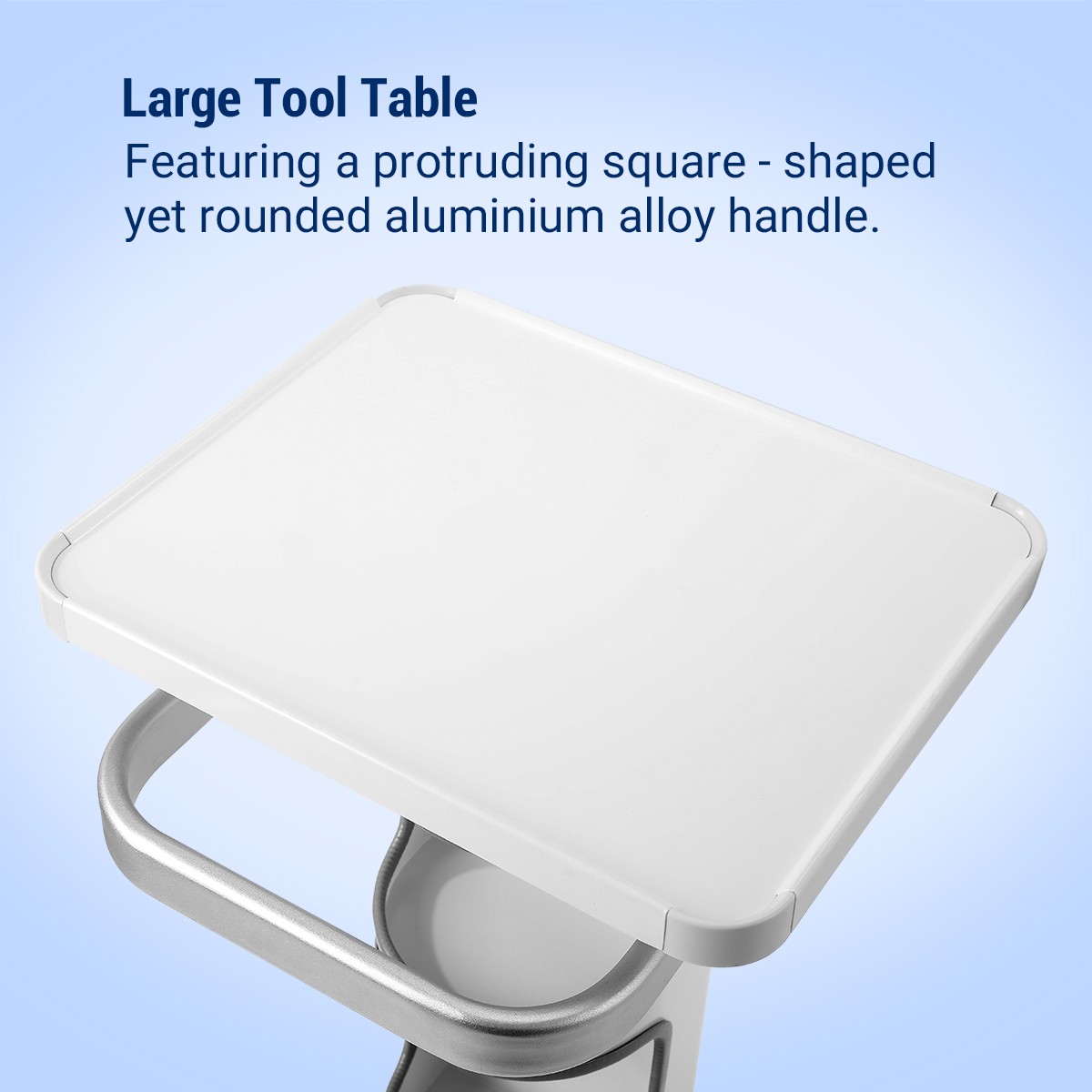 Dental Multi-Function Cart Trolley Mobile Workstation with Plug Outlet & Storage
