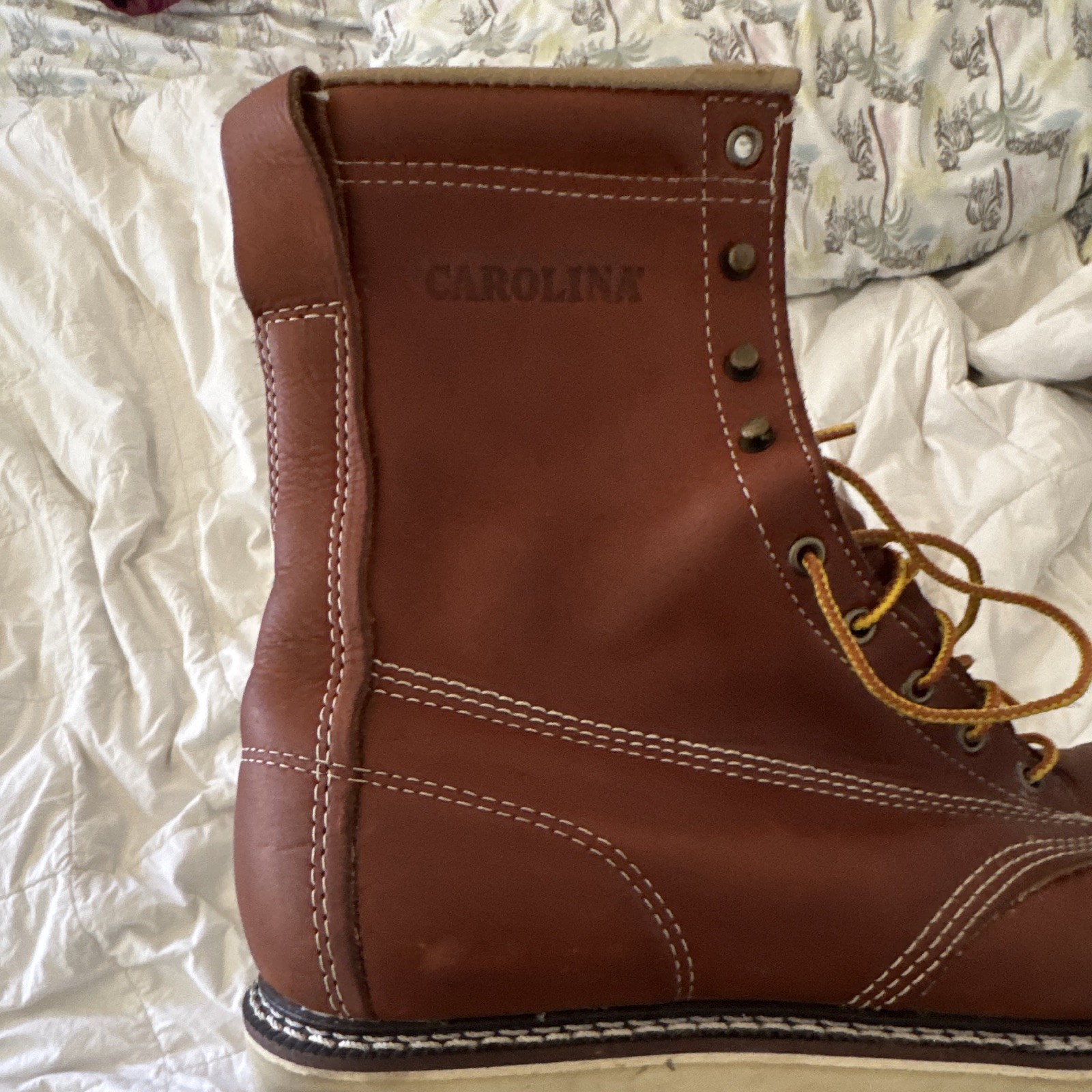 Carolina round toe boots men’s 11