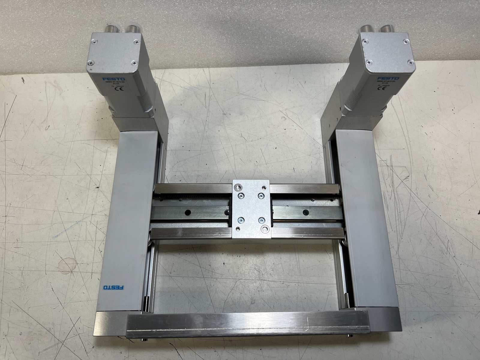 Festo EXCM Planar Surface Gantry 110x150mm XY Stage w/Stepper Motors, Encoders