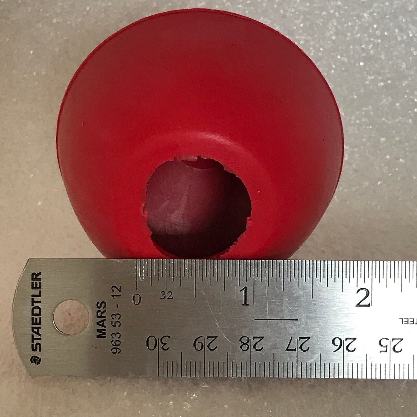 Flush Ball 2.5 inch with screw in rod attachment