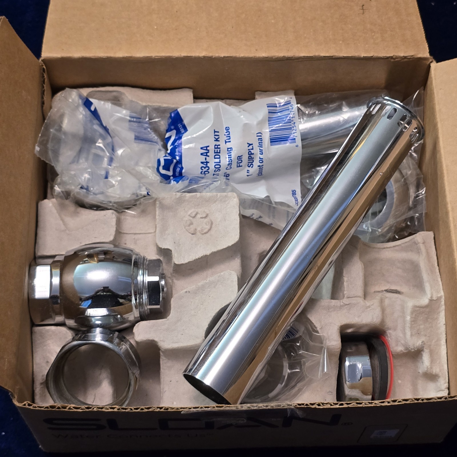 Sloan Royal 111 Chrome Manual Water Closet Flushometer 1.6 GPF (READ)