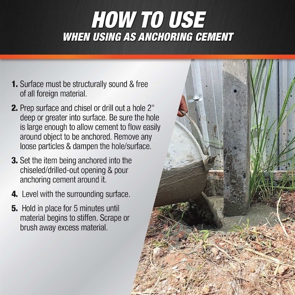 Dap 14090 Hydraulic Cement, Pail, Gray, Quick Plug