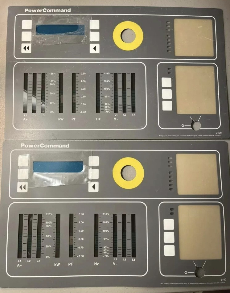 0300-5446 Cummins Onan Membrane Panel with Bargraph Meters for PCC2100