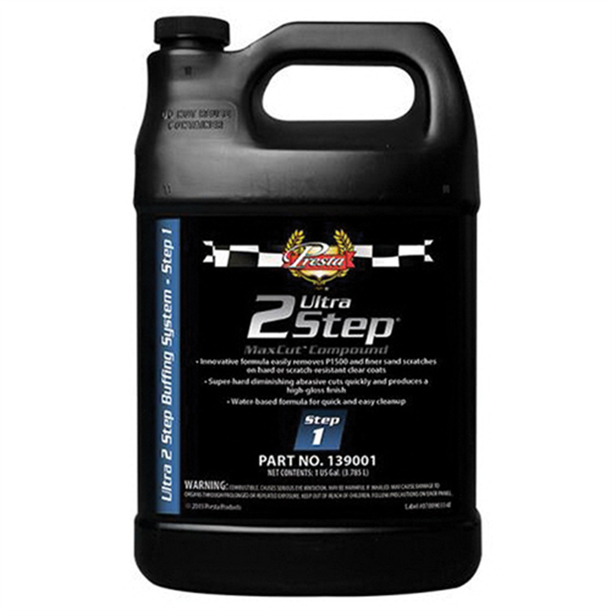 Presta Ultra 2 Step 139001 MaxCut Compound, 1 gal Can, White PES.139001