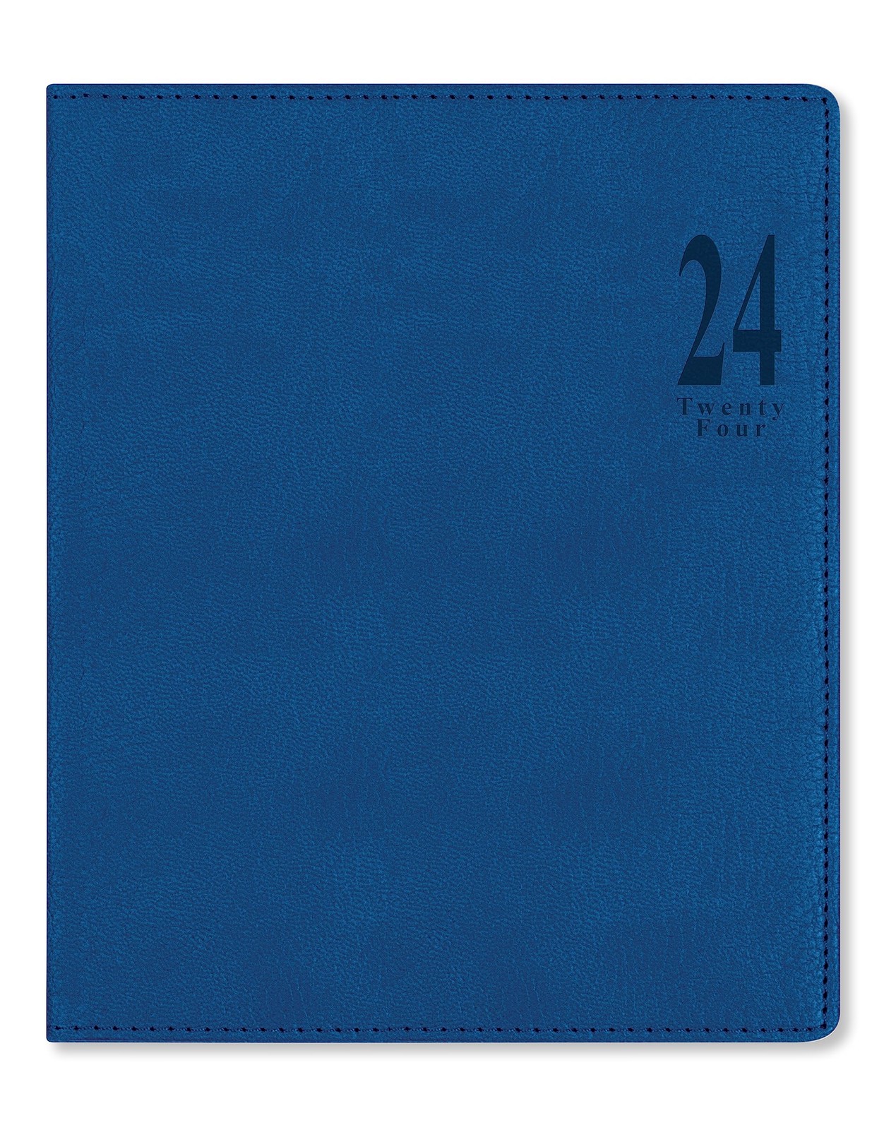 Letts Milano Quarto vertical week to view 2024 diary with appointments – Blue