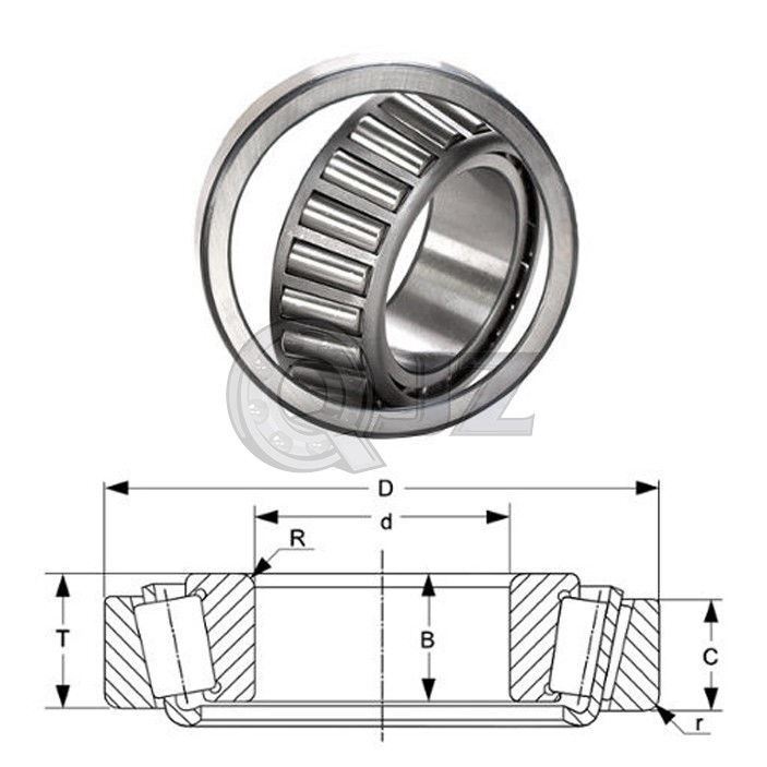 2x 28682-28622 Tapered Roller Bearing QJZ New Premium Free Shipping Cup & Cone