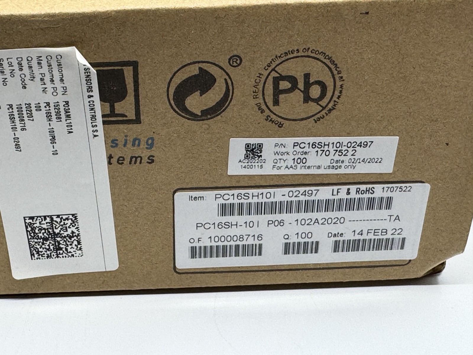 3 Pcs PC16SH-10IP06-102A2020 PIHER Potentiometer 1K Ω 1 Turn PCB 20% Linear