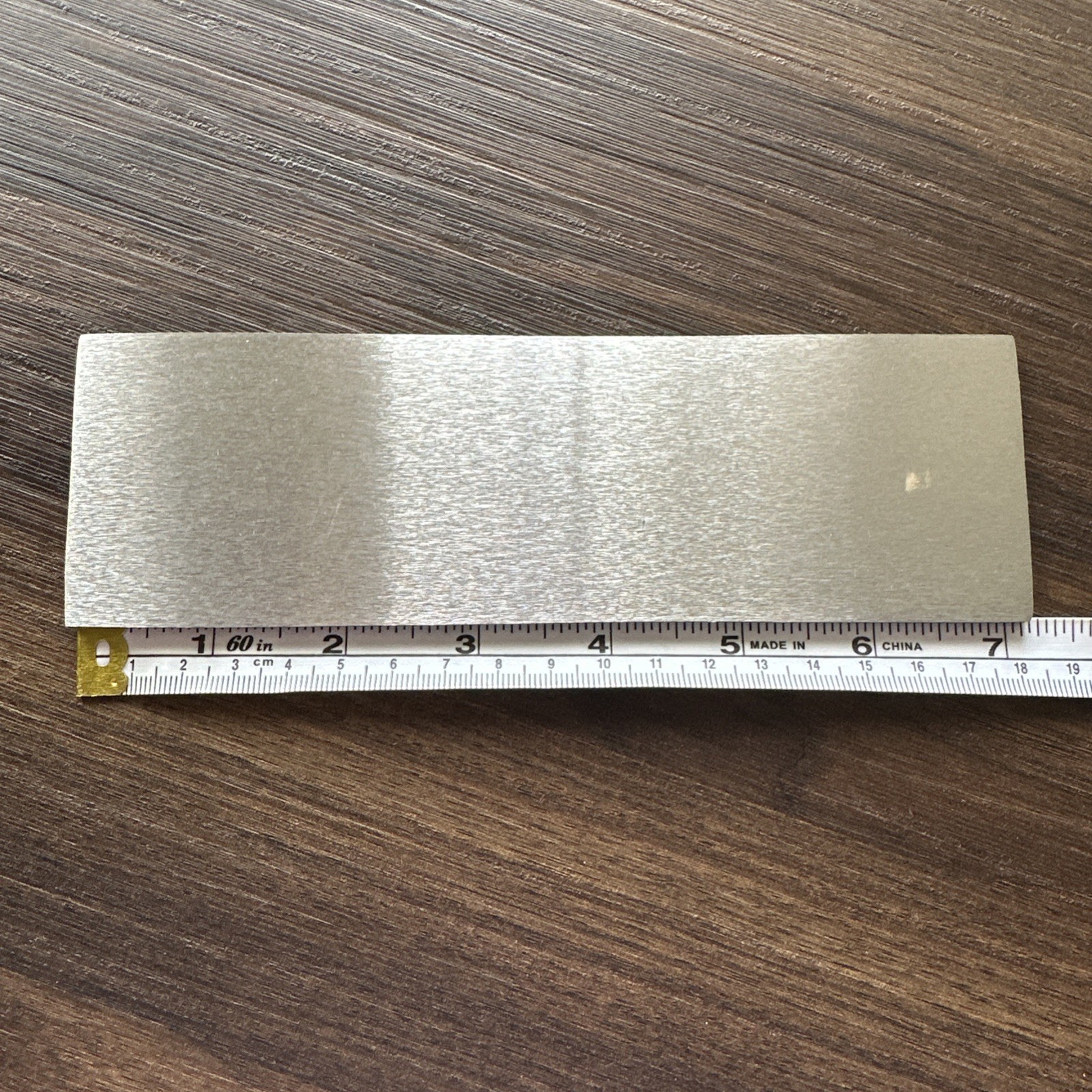 Titanium Sheet CP 4, 0.135” thick x 2.2” x 7.2” Grade 4 Plate