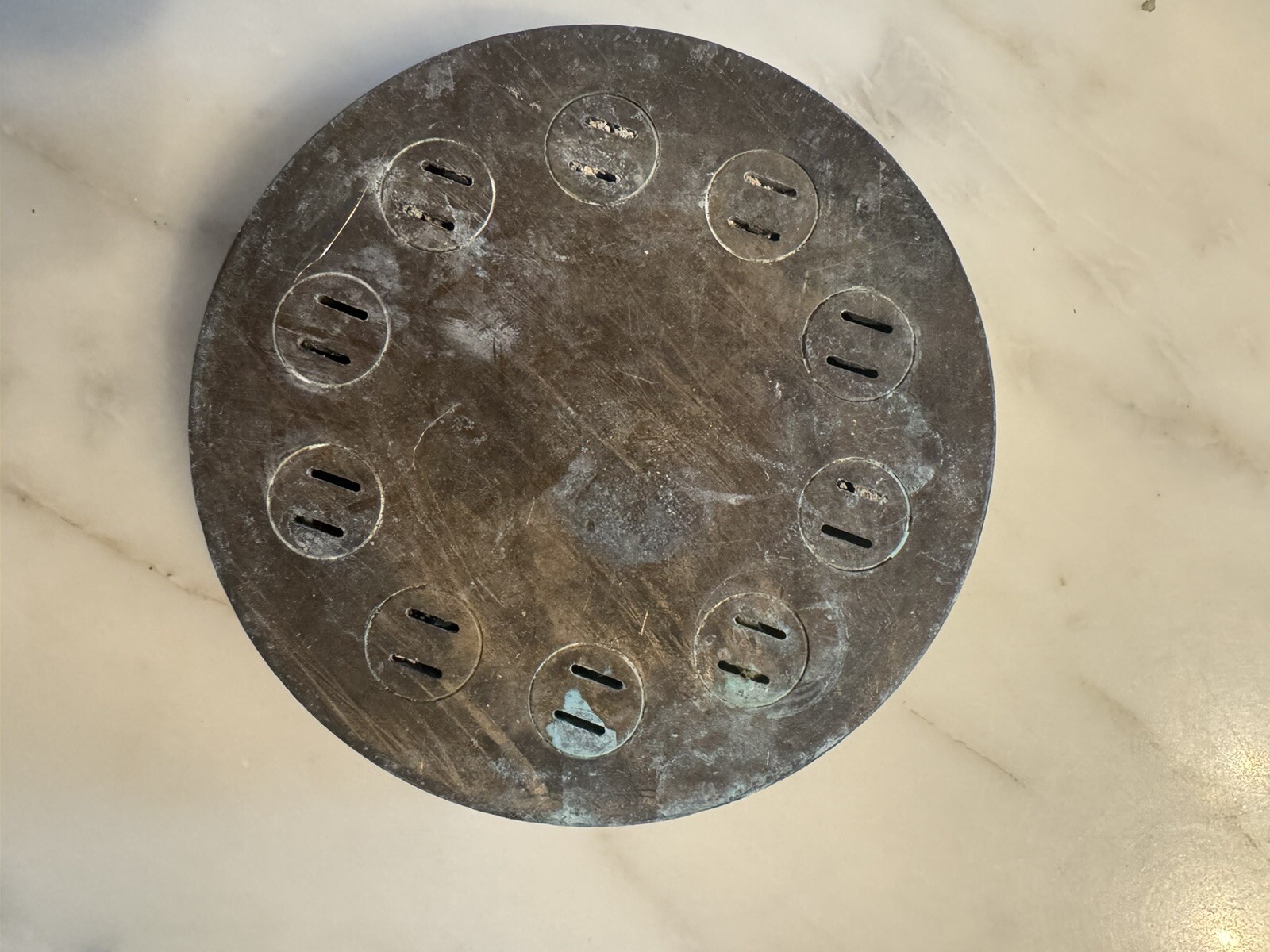 Pasta Die 3.5 (88.9￼ millimeters) Front 3.75 (95 Millimeters) Back 🍝