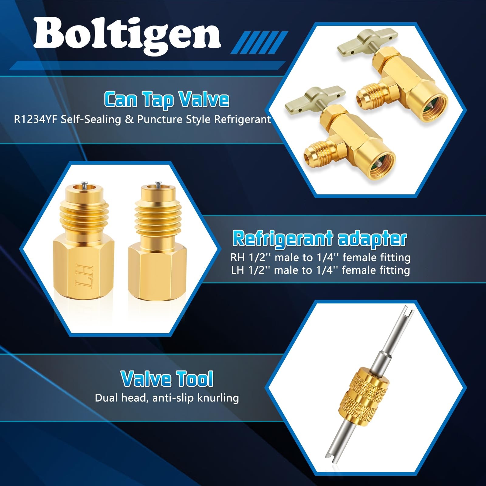 R1234YF Can Tap, R1234YF SelfSealing and Puncture Style Refrigerant Can Tap V…