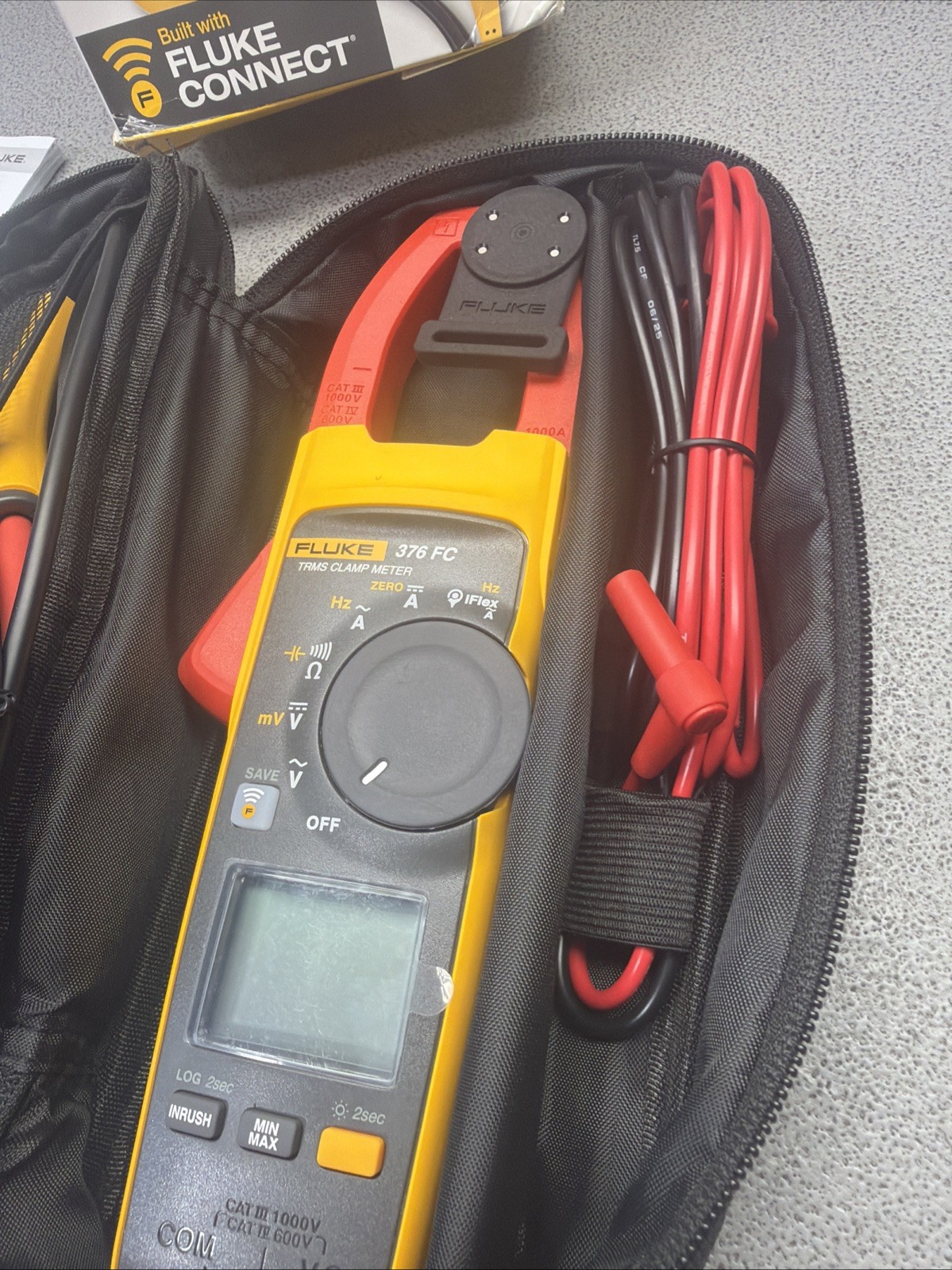 FLUKE 376 FC WIRELESS TRUE-RMS AC/DC CLAMP METER ( NEW OTHER )