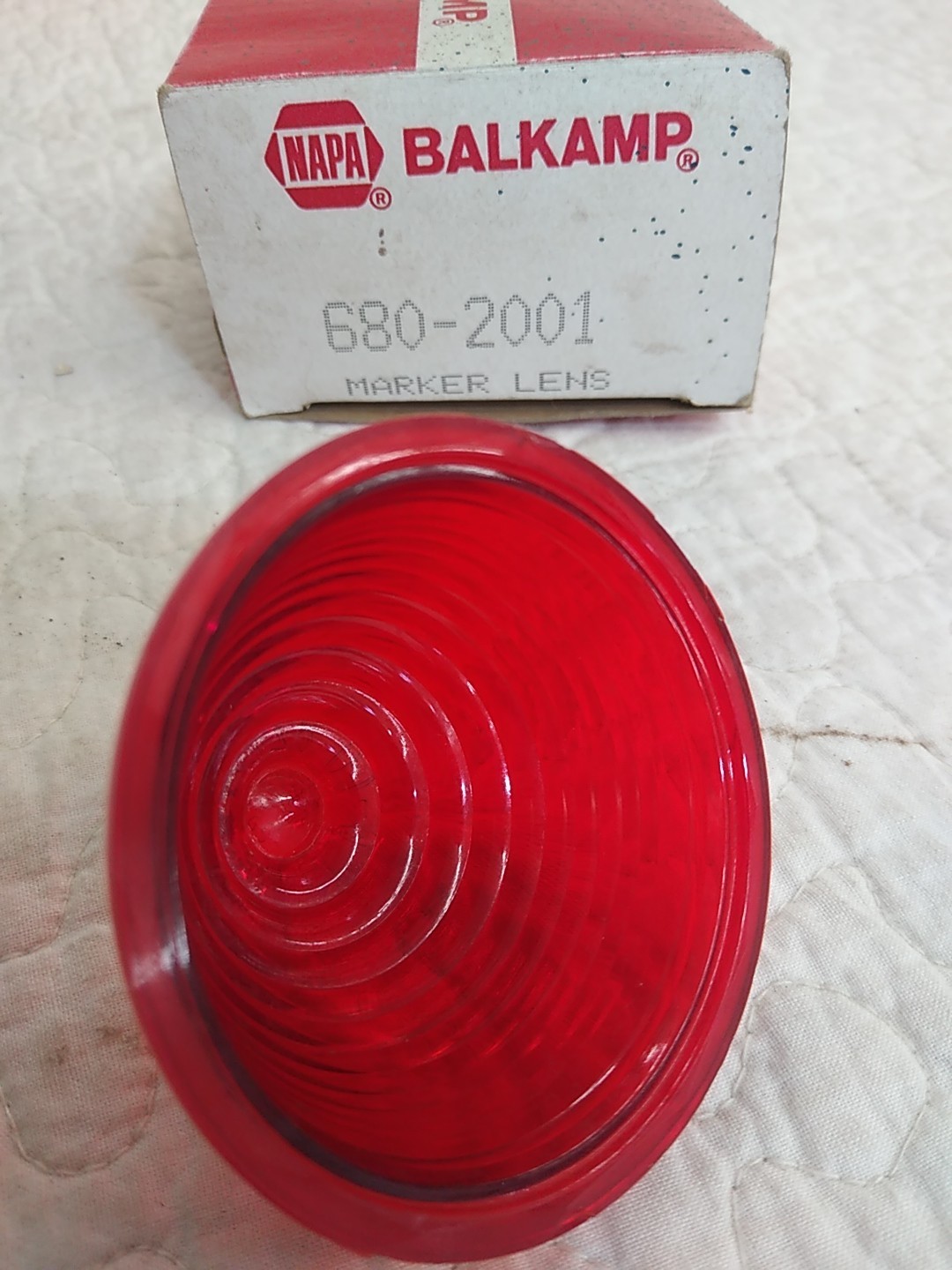 ONE GENUINE NAPA BALKAMP MARKER LENS 680-2001