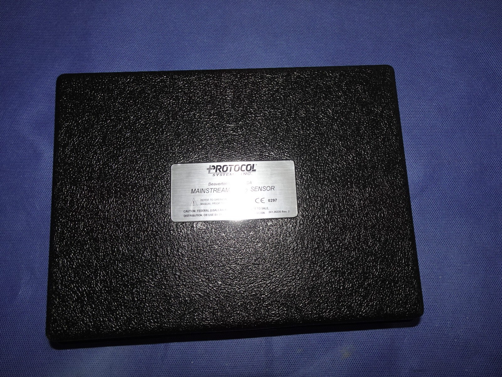 PROTOCOL MAINSTREAM CO2 SENSOR WITH AIRWAY ADAPTER