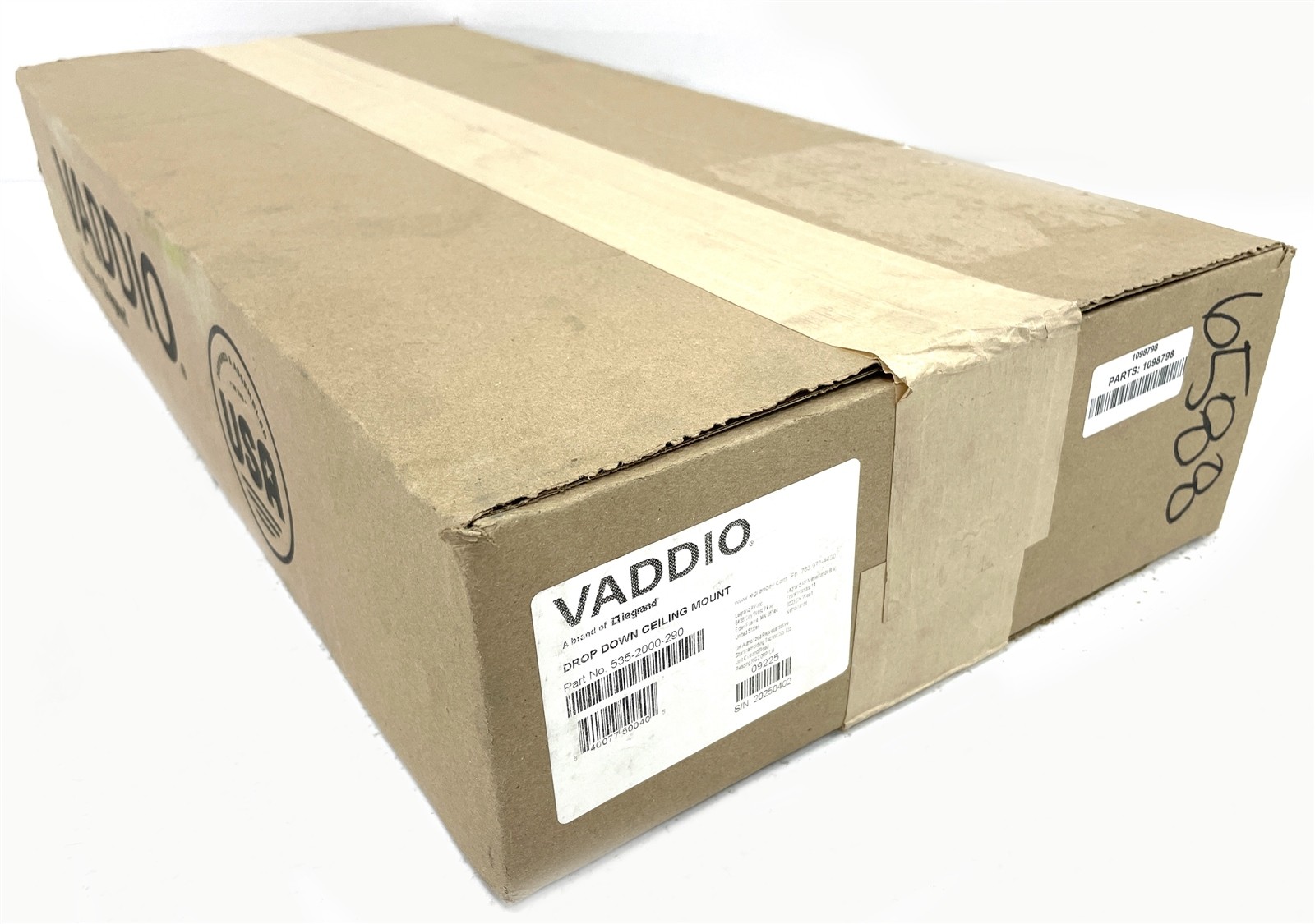 NEW Open Box Vaddio Drop Down Ceiling Mount 535-2000-290 for PTZ Cameras