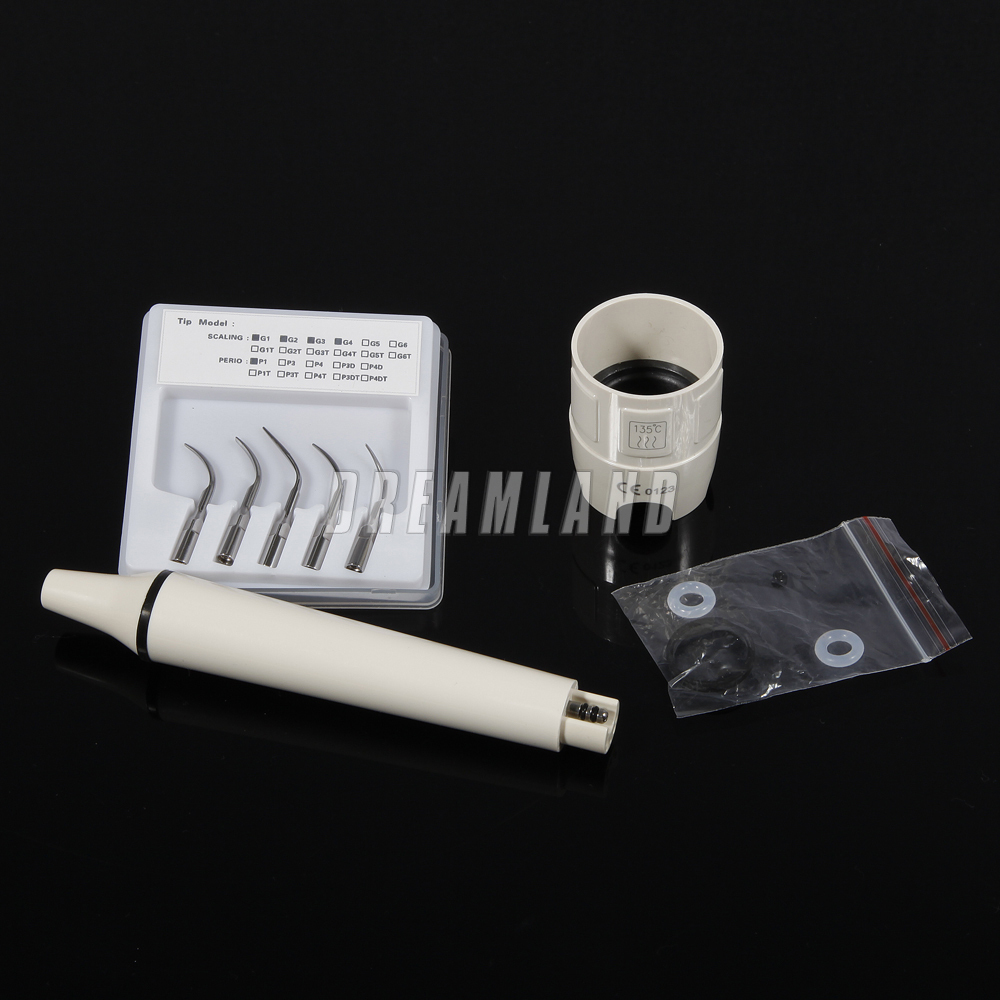 US! Cavitron Dental Ultrasonic Scaler fit EMS +Handpiece+Tips+2 Bottles SKE1 FDA