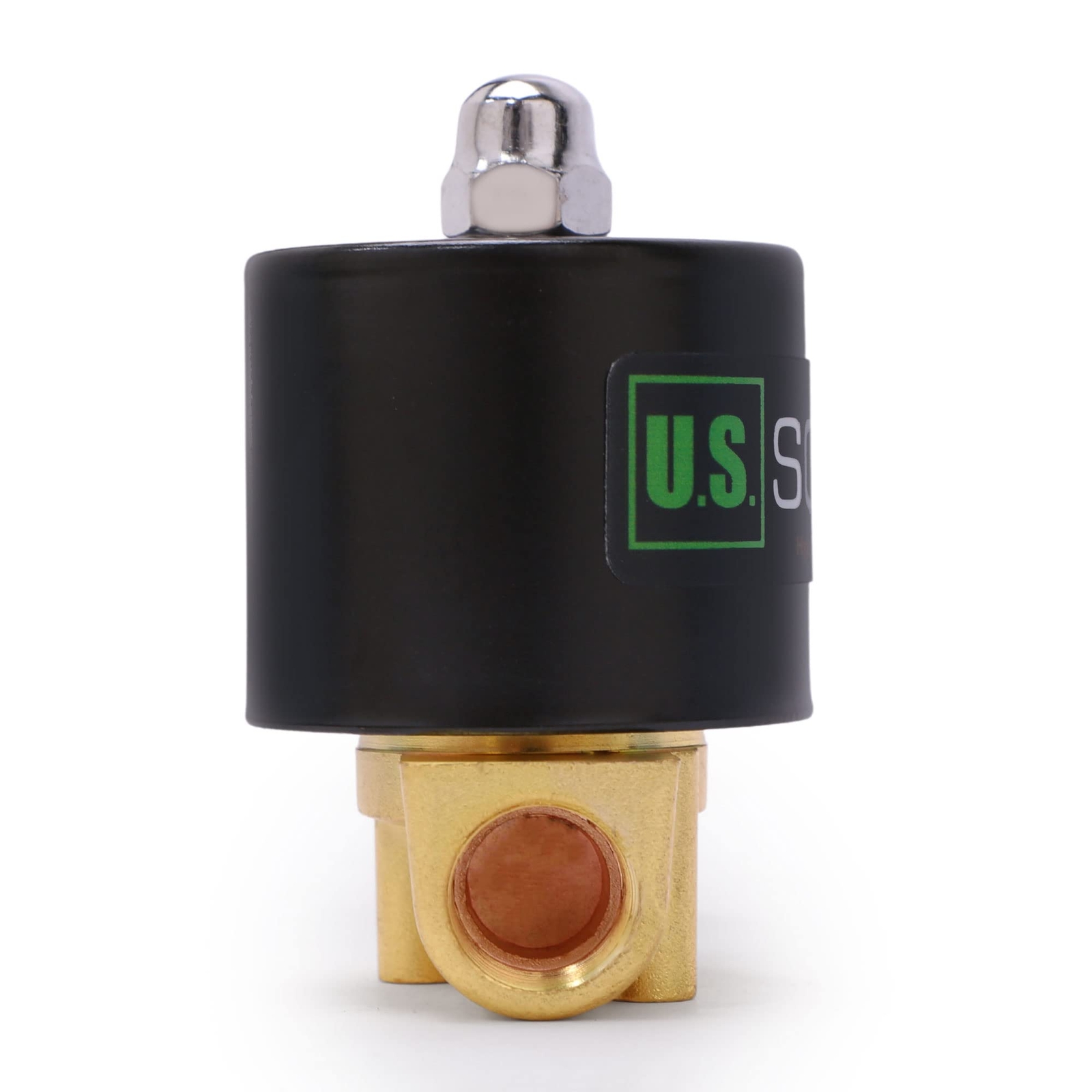 U.S. Solid Zinc-Alloy Solenoid Valve 3/8″ Electric Water Valve DC 12V NBR Seal