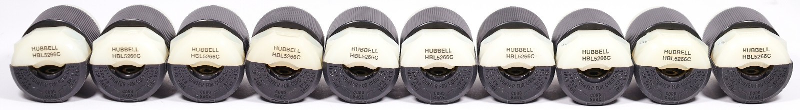 (Lot of 10) Hubbell HBL5266C AC Male NEMA 5-15P 15A 125V Plug
