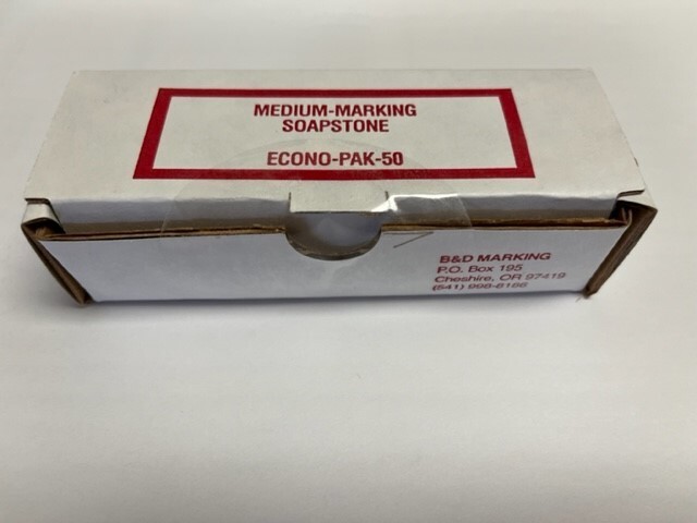 Medium Marking Soapstone 1/16″ econo pack (50 sticks) without holder