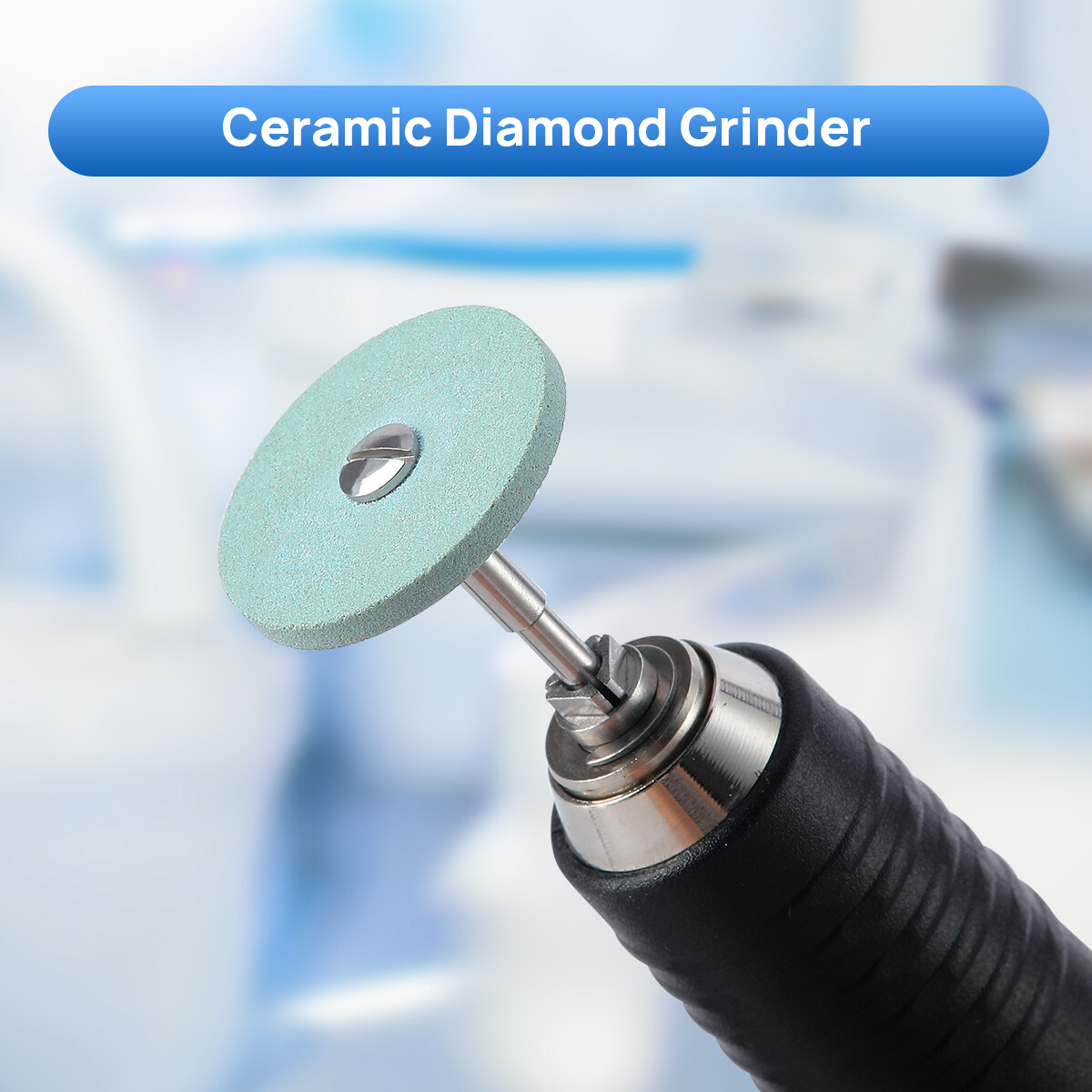 Dental Lab Ceramic Diamond Polisher Grinder For Zirconia Porcelain Polishing