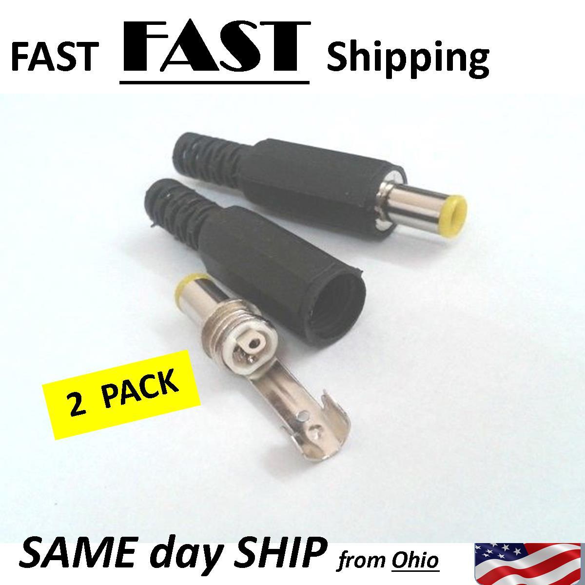 yellow tip — 5.0mm x 3.5m x 1.1 mm – DC Power cable Male Plug Adapter Notebook