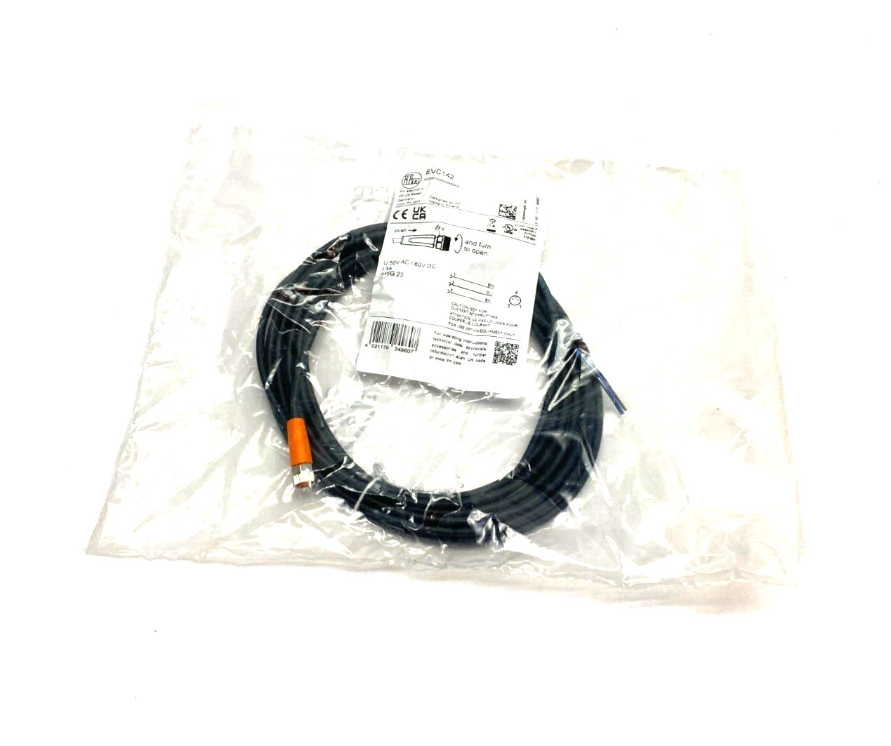 Ifm EVC142 Single Ended Female M8 to Pigtail Cordset ADOGF030MSS0005H03