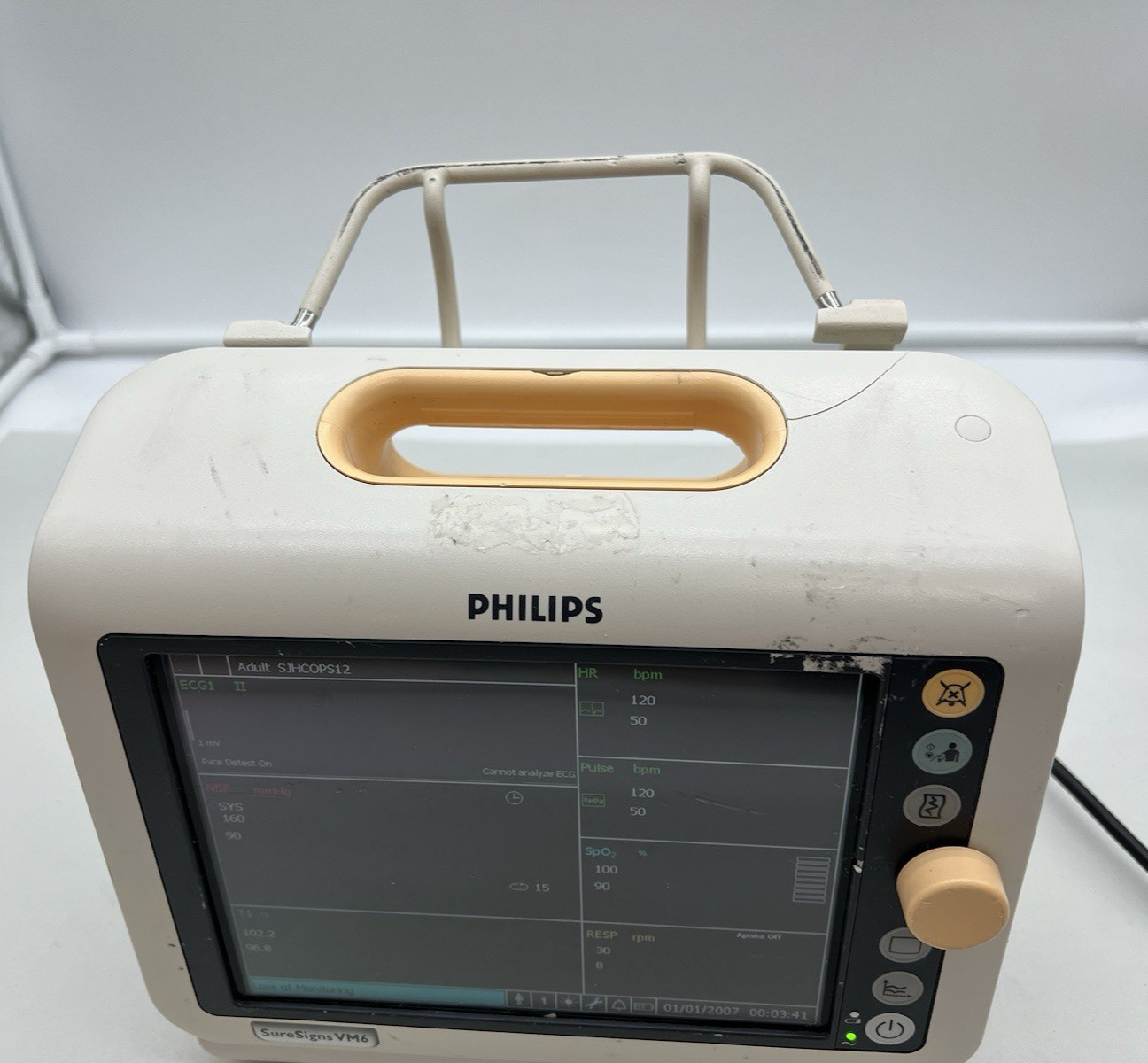 Philips SureSigns VM6 Vital Signs Monitor (For Parts)