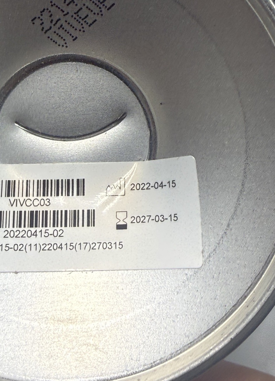 Viveve Cryogenic Canister New 03/15/2027 15 Ounce Never Used