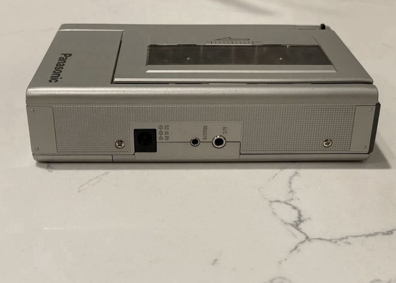 Panasonic RQ-356 Handheld Cassette Voice Recorder 2 Speed Case Remote Mic DC IN