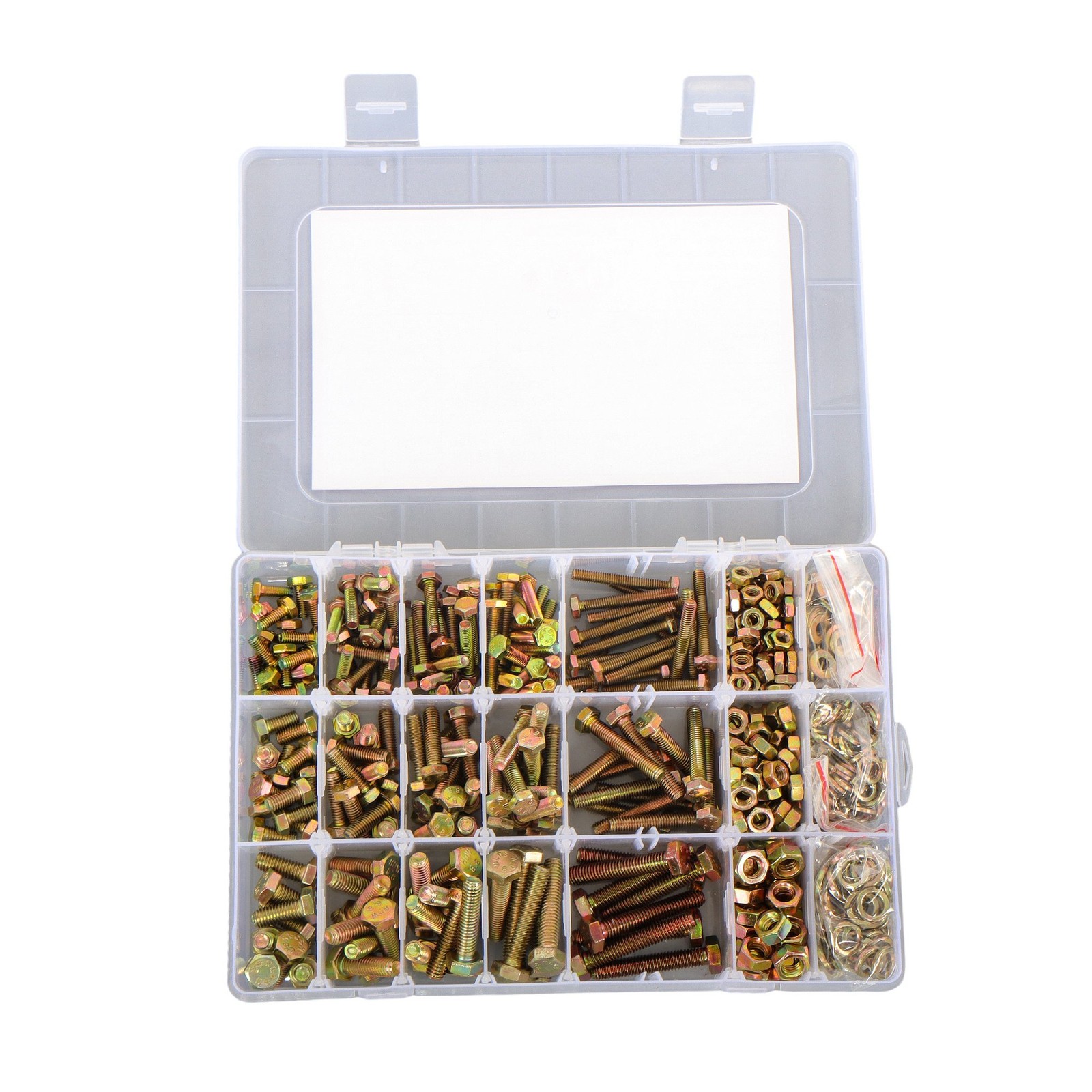 720PCS M4 M5 M6 BOLTS AND NUTS ASSORTMENT KIT GRADE 8.8 ALLOY STEEL HEX 15 SIZES