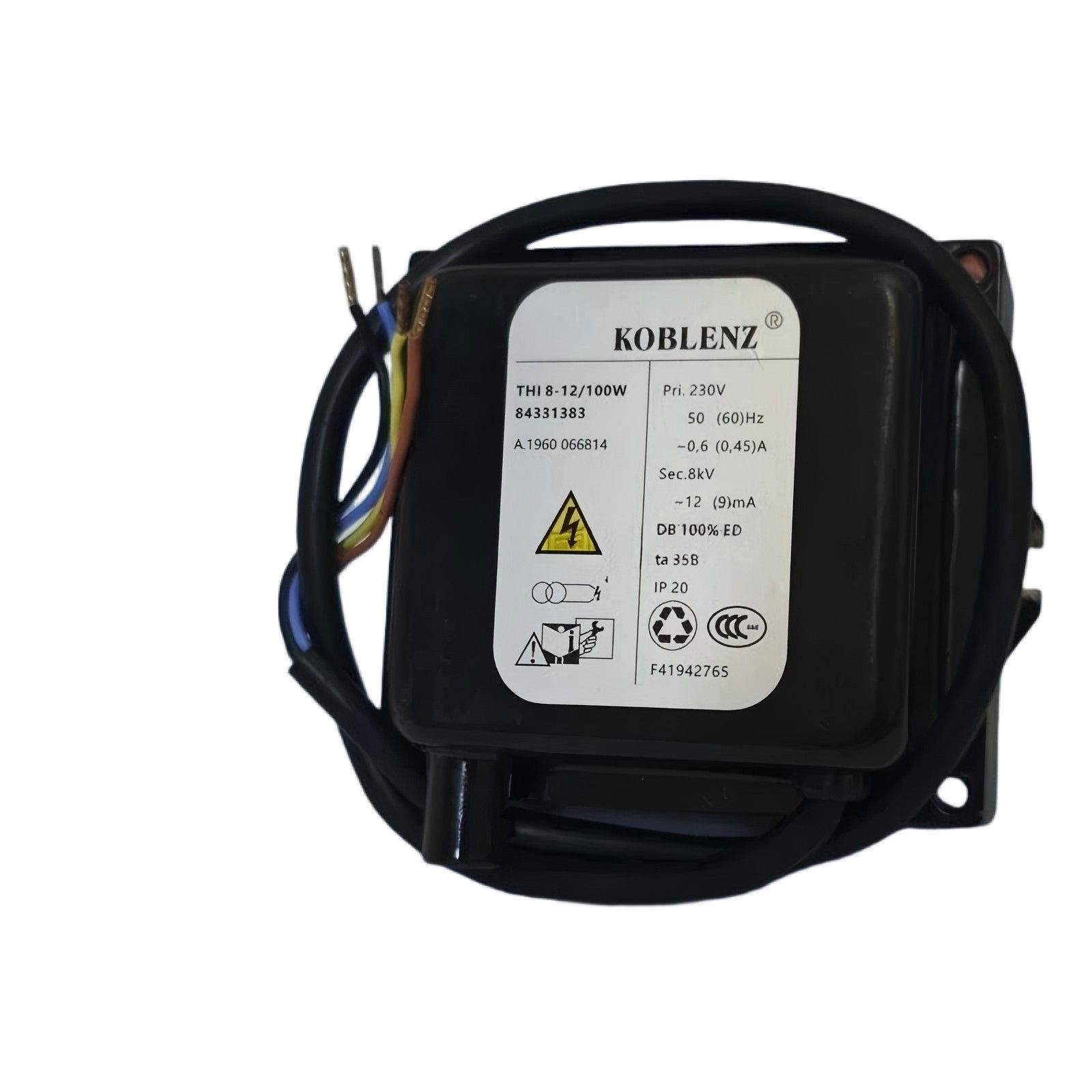NEW KOBLENZ ignition transformer THI8-12/100W