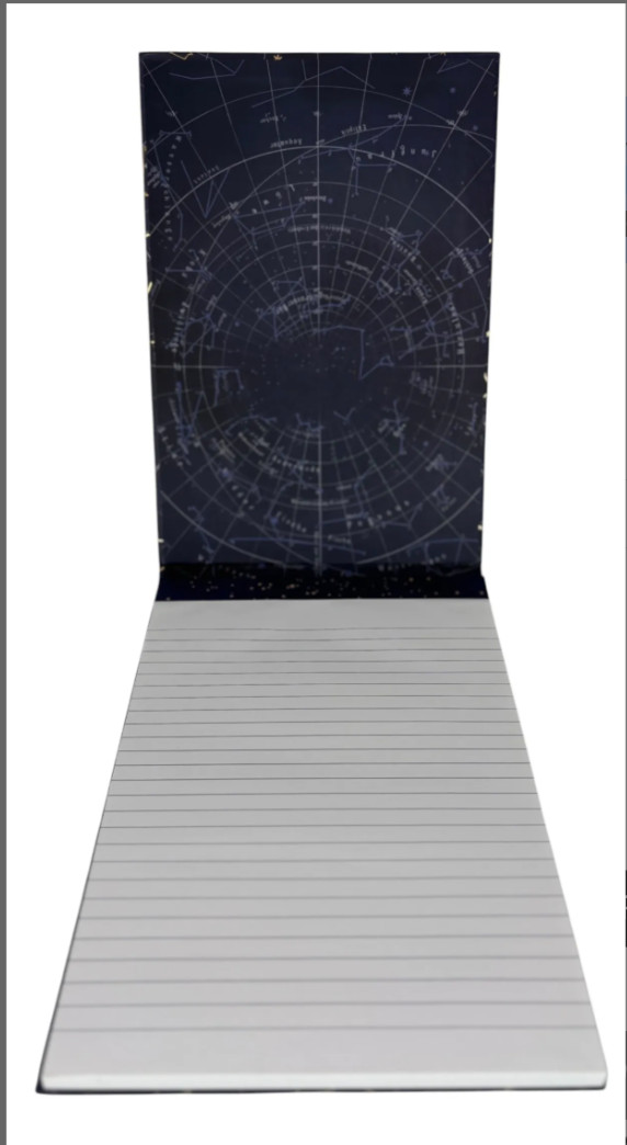 Punch Studio Hard Cover Lined 60 Sheets XL Note Pad 6.75″x10″