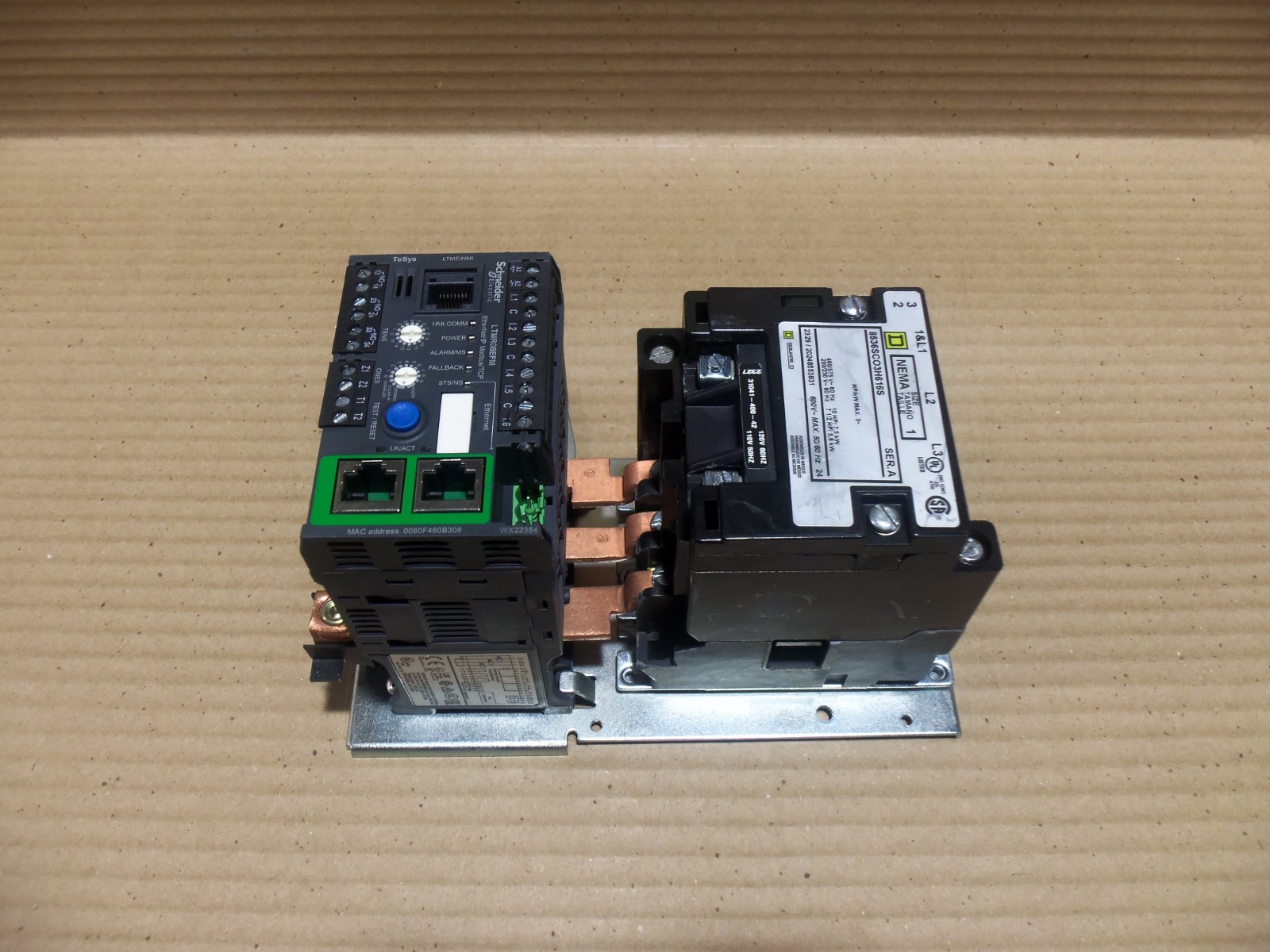New Square D 8536SCO3H616S 200/230V Coil Nema 1 Series A