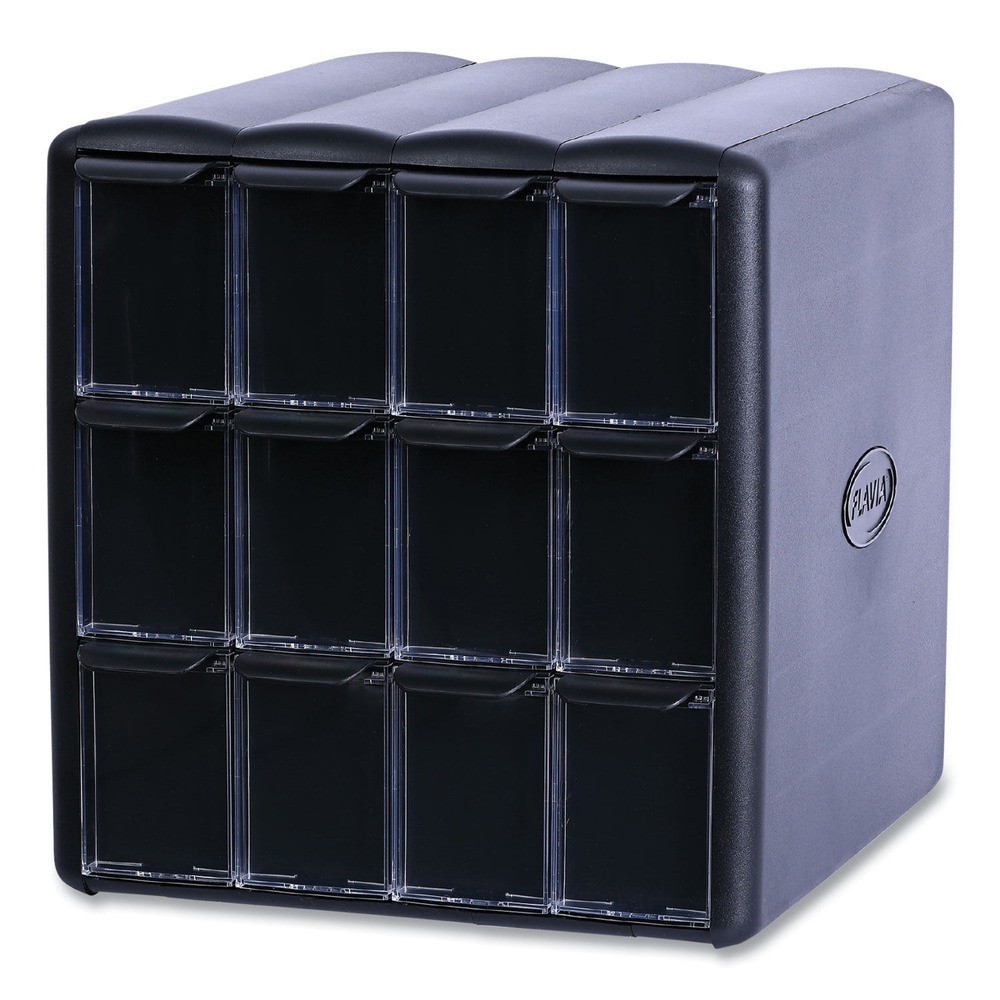 Flavia 25200002 4 Column Merchandiser 12 Compartments 15.2 x 17.2 x 16.3 Black