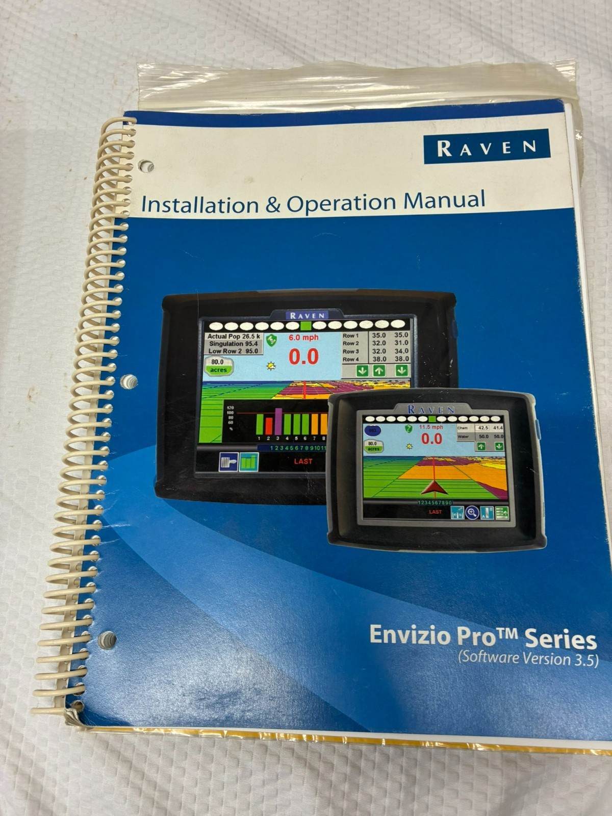 Raven Envizio Pro XL With External GPS Port 117-5010-007V PN: 10630173511