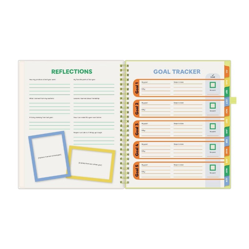 Blue Sky Your Year Elementary Weekly/Monthly Planner Wirebound 7″x9″ Huxley