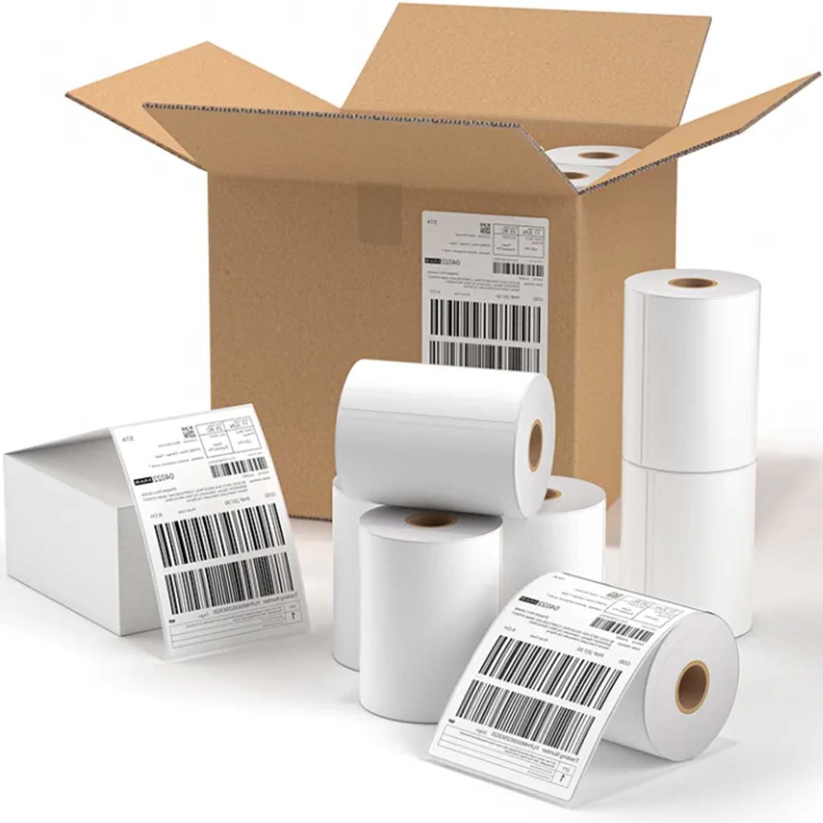 4x 6 Direct Thermal Shipping Labels, 1 Core, Perforated, 250 Labels per Roll,The