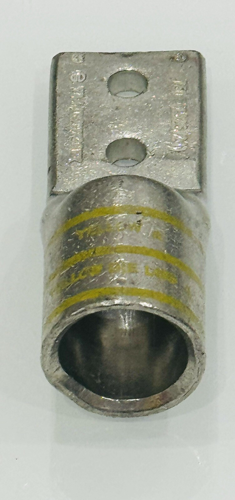 YELLOW DIE L115 – YA44L2NT38FX COPPER COMPRESSION CRIMP TERMINAL