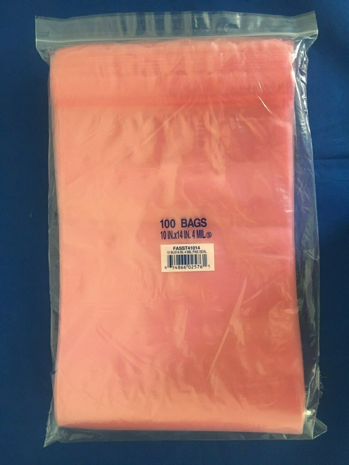 Pink 4 Mil Anti-Static Zip-lock 4-Mil Reclosable Seal Top Plastic Poly Bags 4Mil