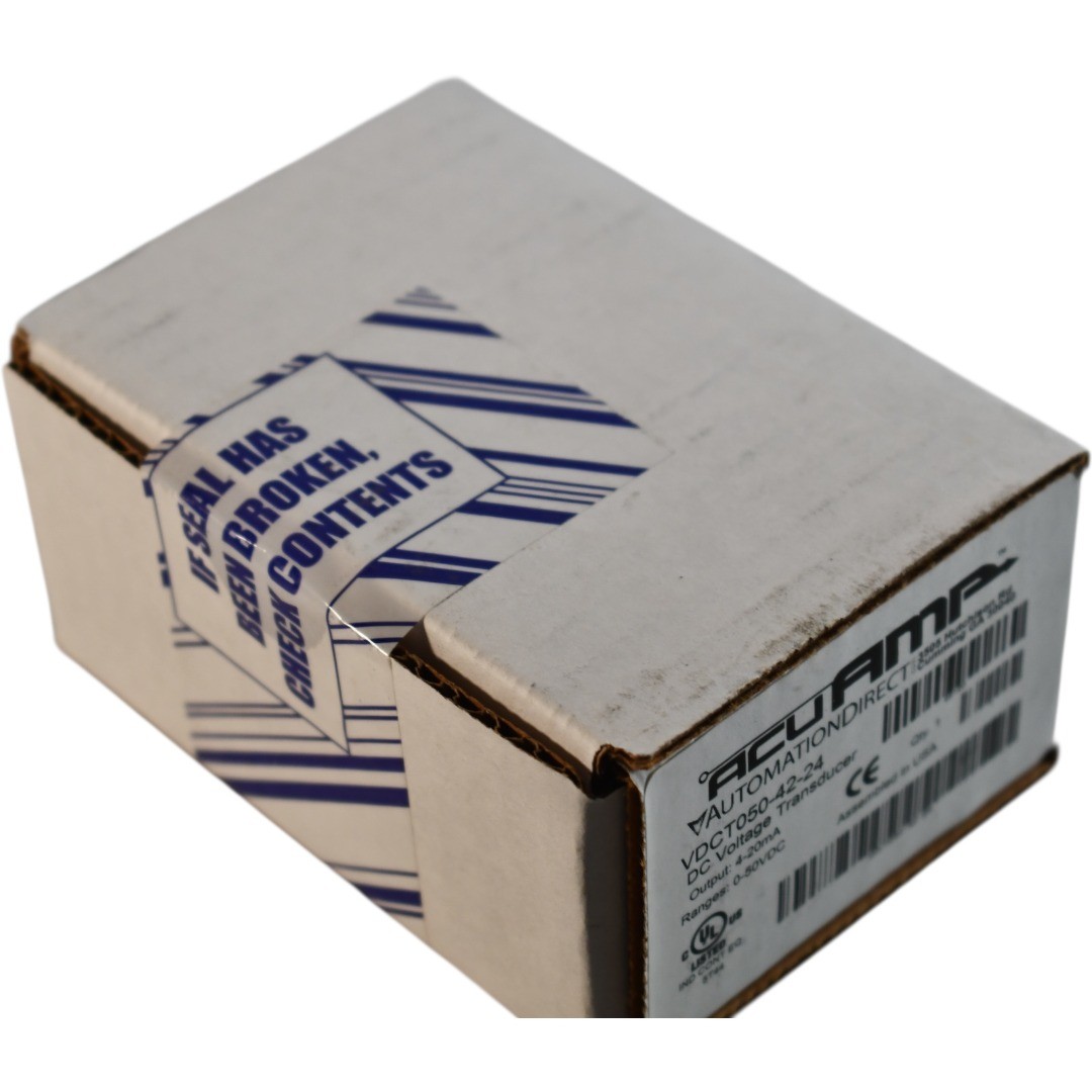 NEW Automation Direct AcuAmp VDCT050-42-24 DC Voltage Transducer 0-50VDC 4-20mA