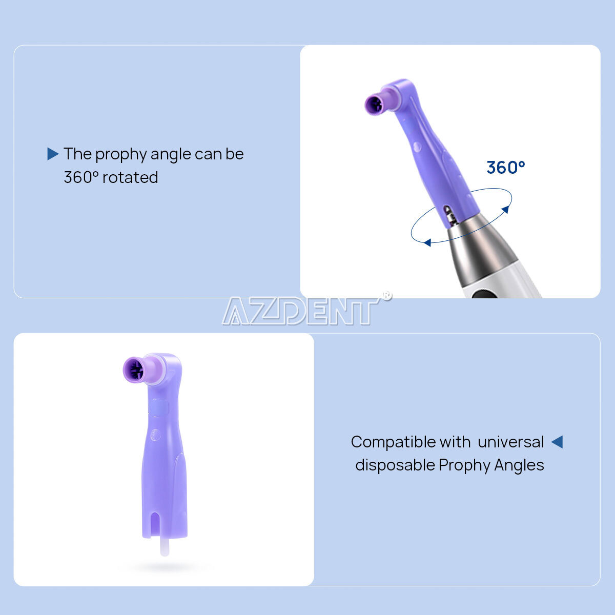 Dental Hygiene Prophy Handpiece Air Motor 4Hole For Teeth Polishing