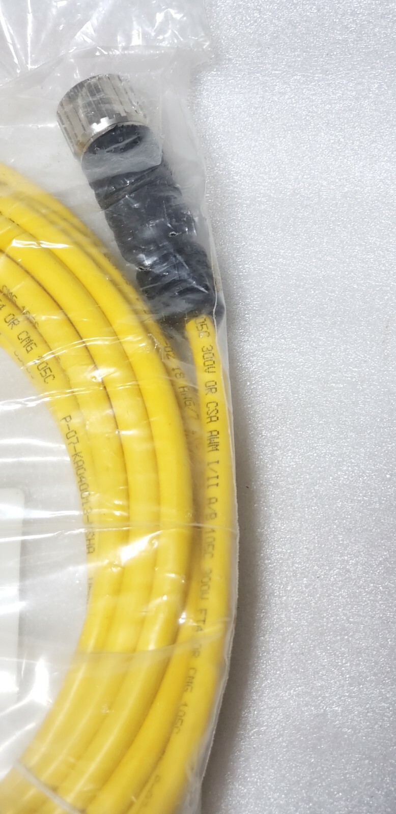 TURCK CKCM 12-7-10 CORDSET 12 PIN M23 FEMALE STR 10M PVC YE 18AWG 300VAC/DC, New
