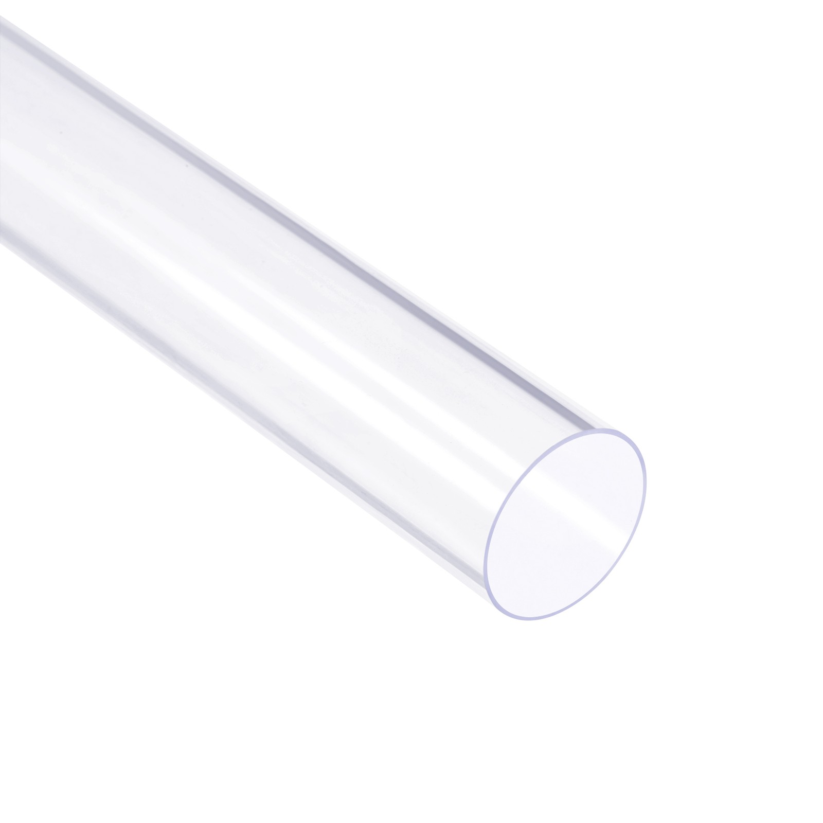 Clear Plastic Rigid PVC Pipe Tubing Tube 23mm ID x 25mm x 0.4m