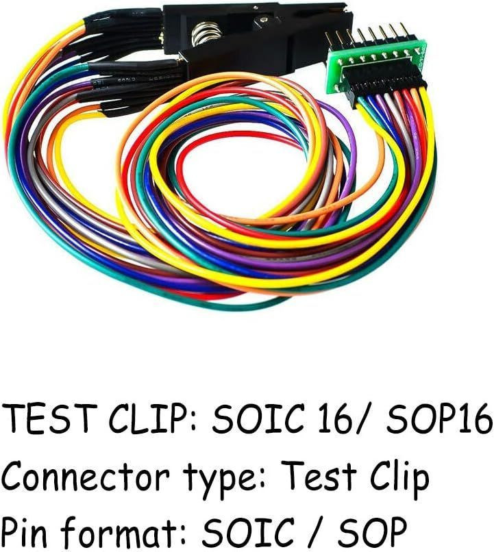 1Pcs SOP16 IC Test Clip SOP SOIC 16 SOIC16 Pin IC Test Clamp Sop16 to Dip8 Flash