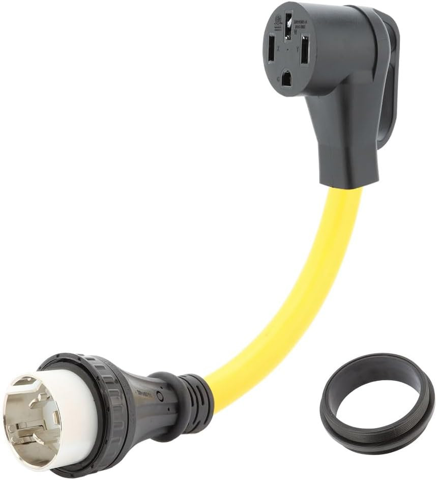 Nema SS 2-50P Male to 14-50R Female Adapter Cable,Ss2-50P to 14-50R Heavy Duty 6