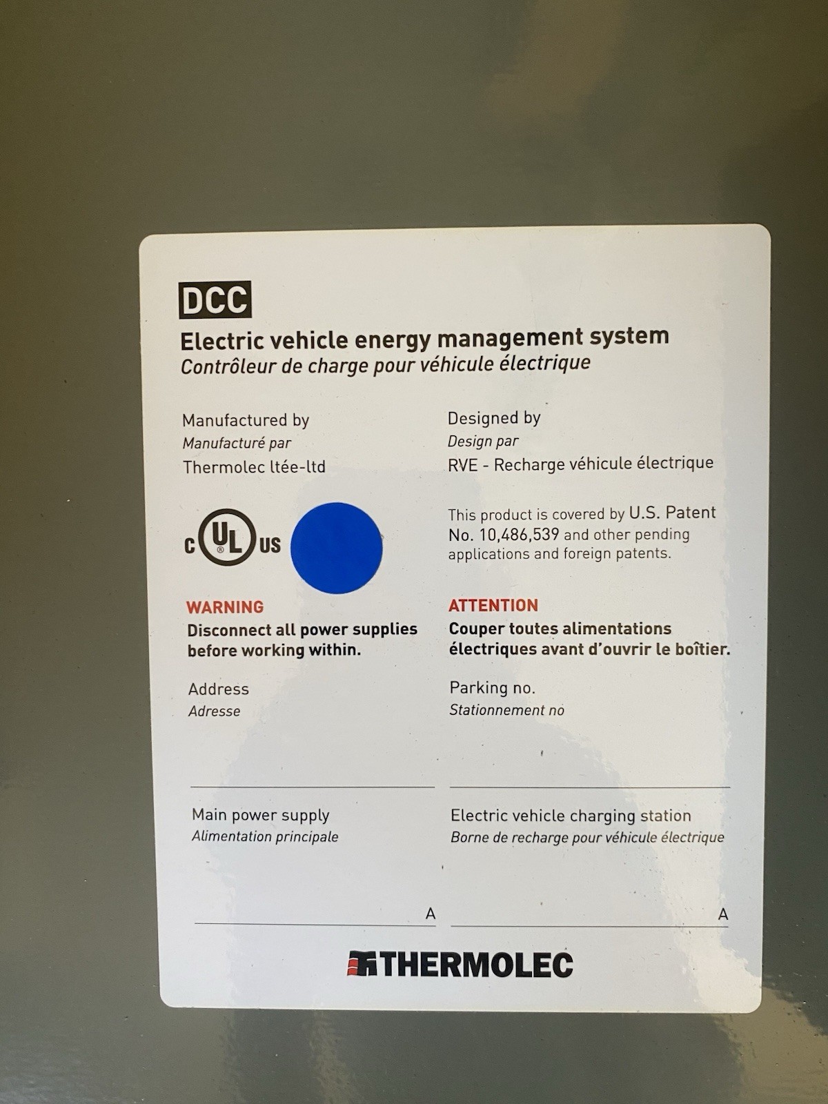 Thermolec 60 Amp DCC-9 Demand Controller for Charging/Power, Gray