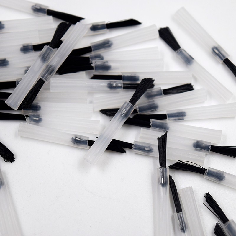 100 Pcs/Bag Dental Composite Long Brush Bonding Etching Disposable Applicator