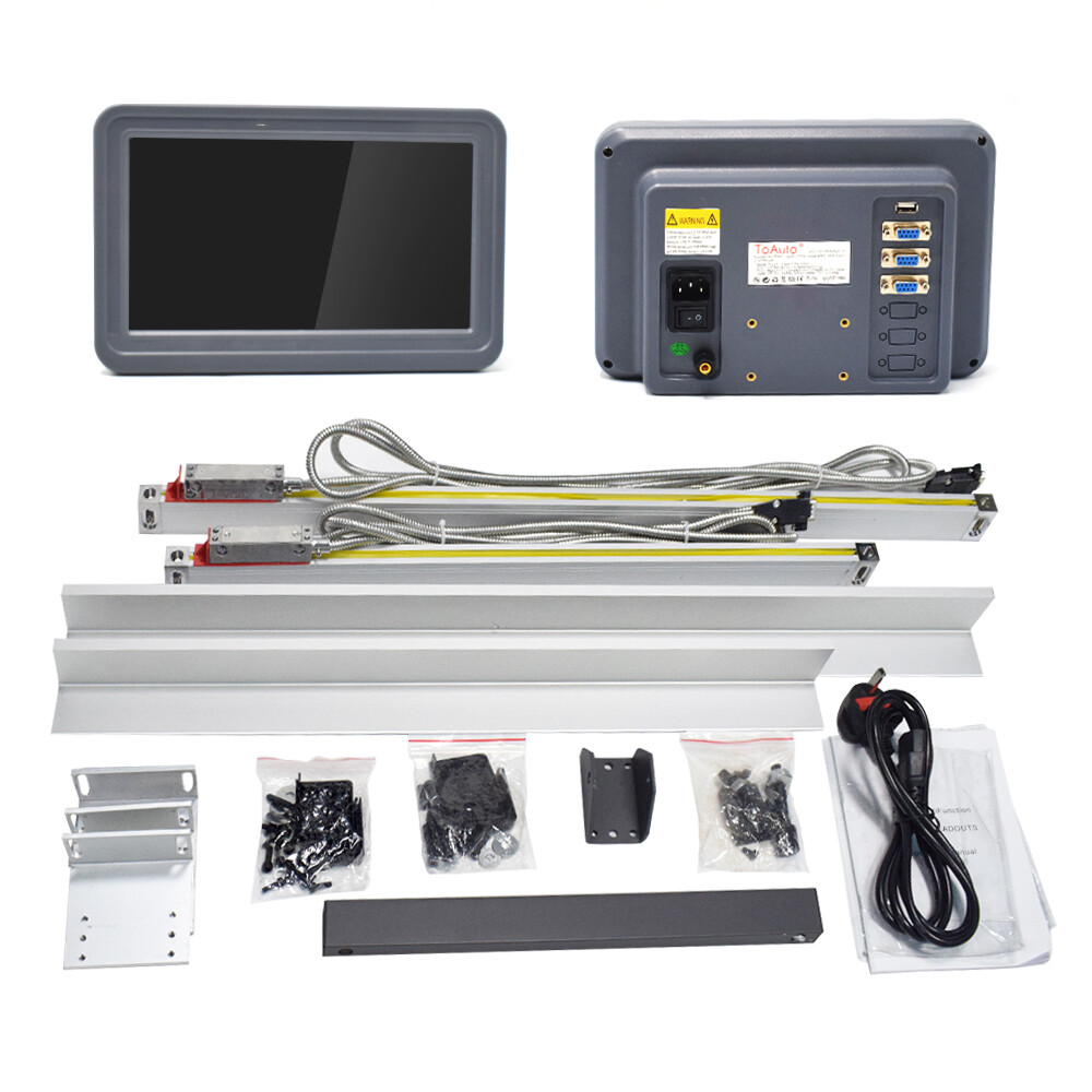 2/3 Axis Digital Readout Touch Screen DRO Display Linear Glass Scale 100-2000MM